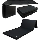 Fitvids Folding Extra Thick High Density Anti Tear Gymnastics Gym Folding Exercise Aerobics Mat