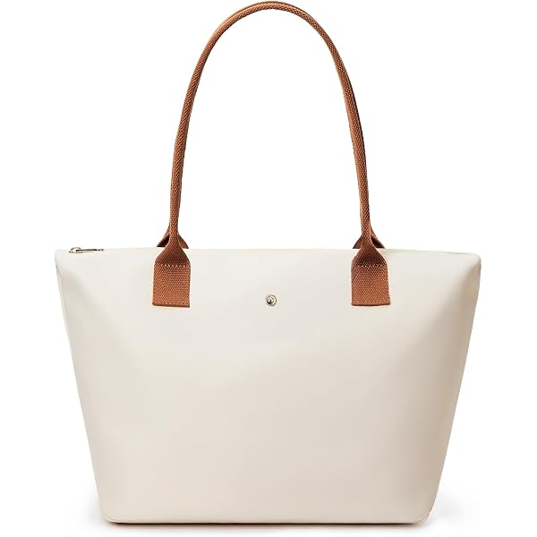 Women's Slouchy Nylon Tote Bag - Multiple Pockets, Adjustable Strap, Crossbody Shoulder Hobo Purse - View #11