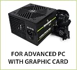 Tecnoware ATX Hyper Stream Bronze 500W PSU PC Power Supply Silent 4.7in Fan view 5