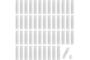 Emperoch 50 Pcs Empty Lip Balm Tubes, 5g Empty Lipstick Tube with Cap, Refillable Plastic Lip Gloss Container Tube with Push 