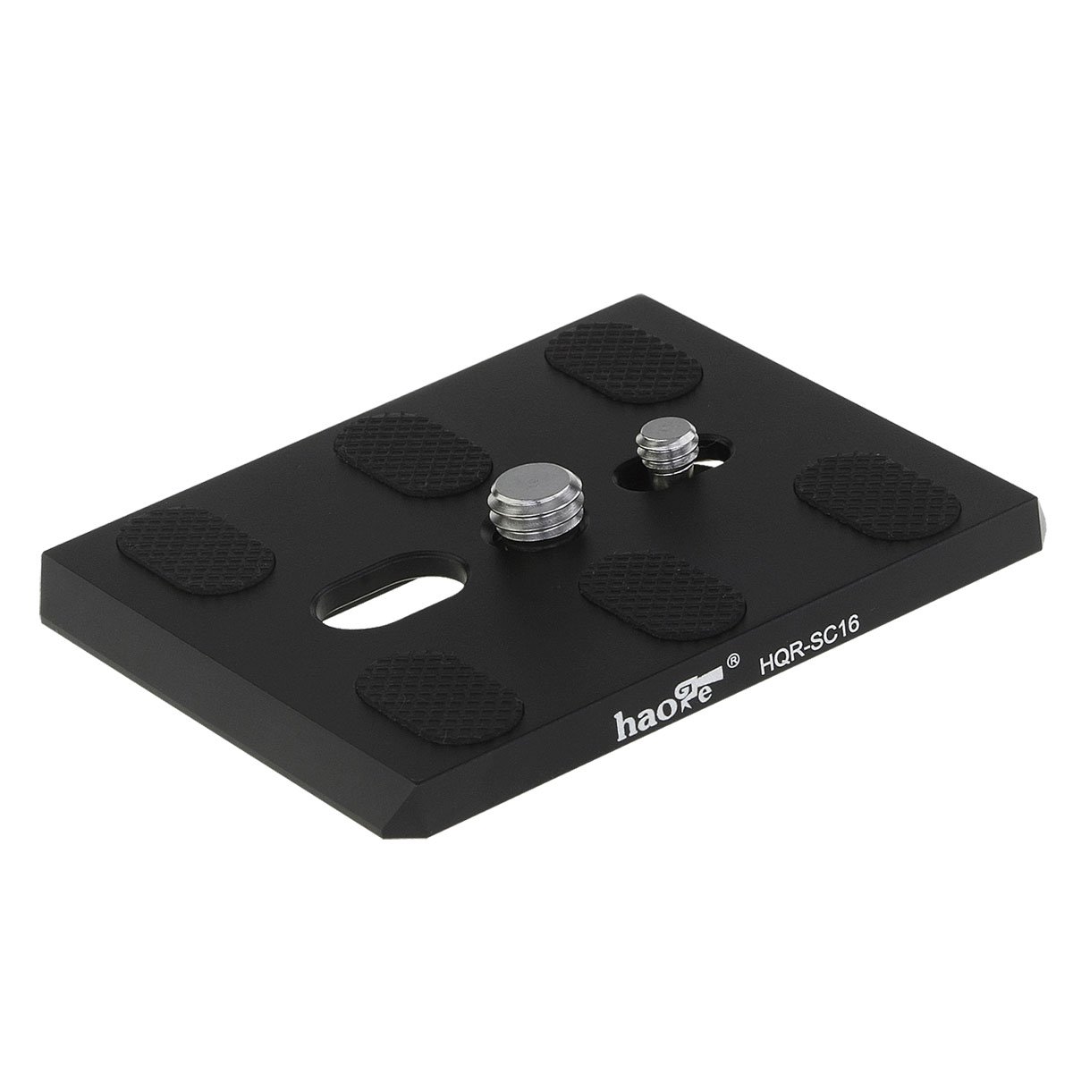 Haoge HQR-SC16 Camera Quick Release Plate for Sachtler DV 12 DV 15, Caddy, Video 18/20, Panorama Plus, Horizon Plus, Video 25 Plus, Video 18 Dutch Tripod Fluid Head replace Touch & Go Plate 16