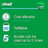 Clinell Universal Wipes Bucket 225 Pack - Multi-Purpose Disinfectant Kills view 7