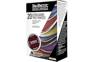 Armadillo Art and Craft Panpastel Ultra Soft Artist Pastel Extra Dark Shades Set (PPSTL20-30207)
