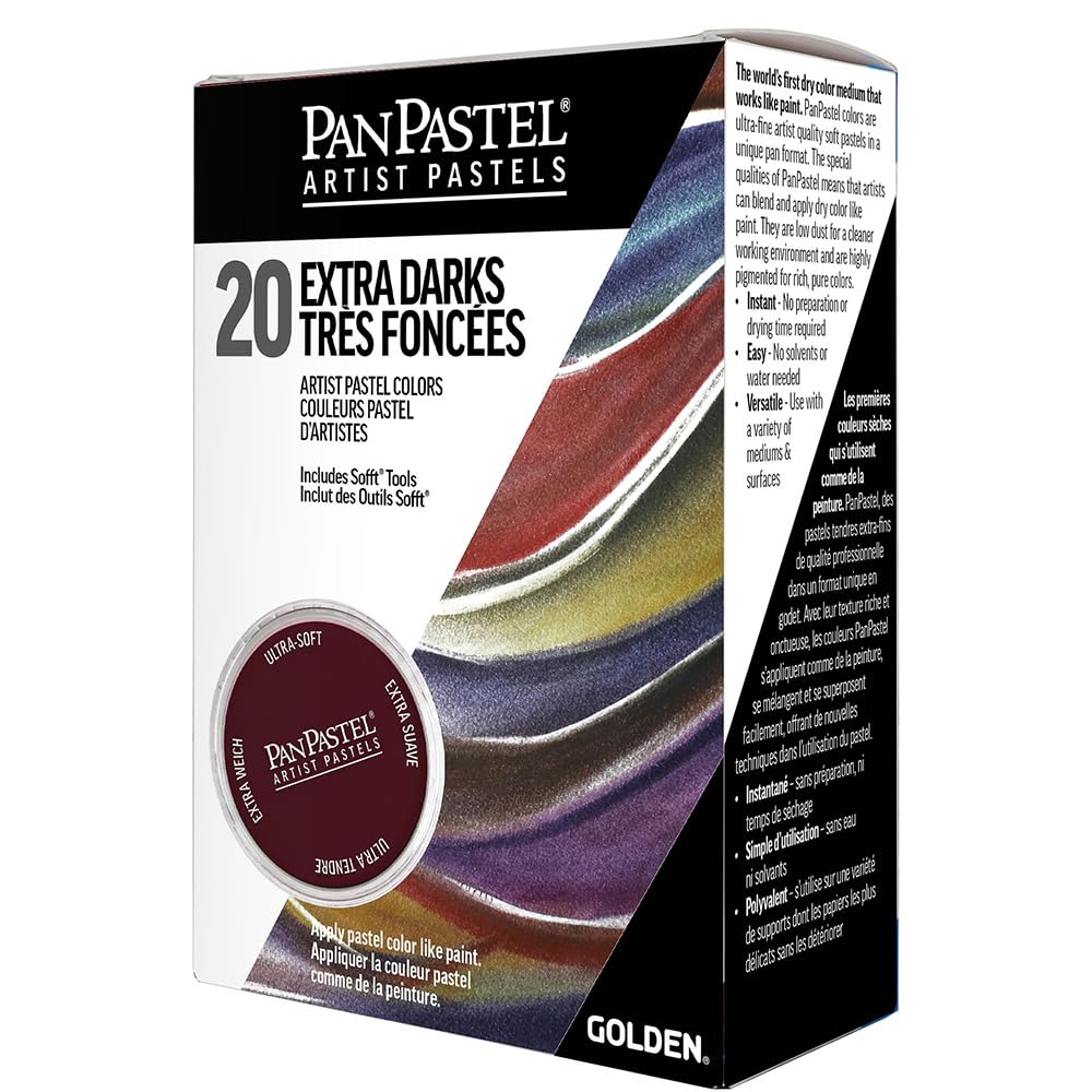 PanPastel 20 Colour Set - Extra Dark Shades Set