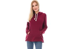 Bearsland Women's Maternity Sweater Clothes Nursing Sweatshirt Breastfeeding Hoodie with Pockets