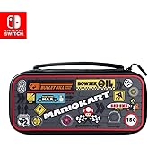 PDP Travel Case Plus with Wrist Strap, Built-in Stand & Storage Pockets - Compatible with Nintendo Switch/Lite/OLED - Mario Kart Sponsors