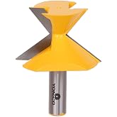 YONICO Router Bits Crown Molding Miter 52 Degree X 38 Degree 1/2-Inch Shank 16143