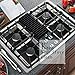 Gas Stove Burner Covers [8 Pieces Thicknessd:0.2mm/Size:10.6
