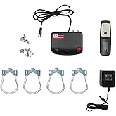 Yeceny Outdoor TV Antenna Accessories Box with Remote,Grounding Block&amp;Part | Include Outdoor Antenna Control Box,Adapter,Grounding Block,Antenna Parts,Support 2 TVs, Replacement Unit