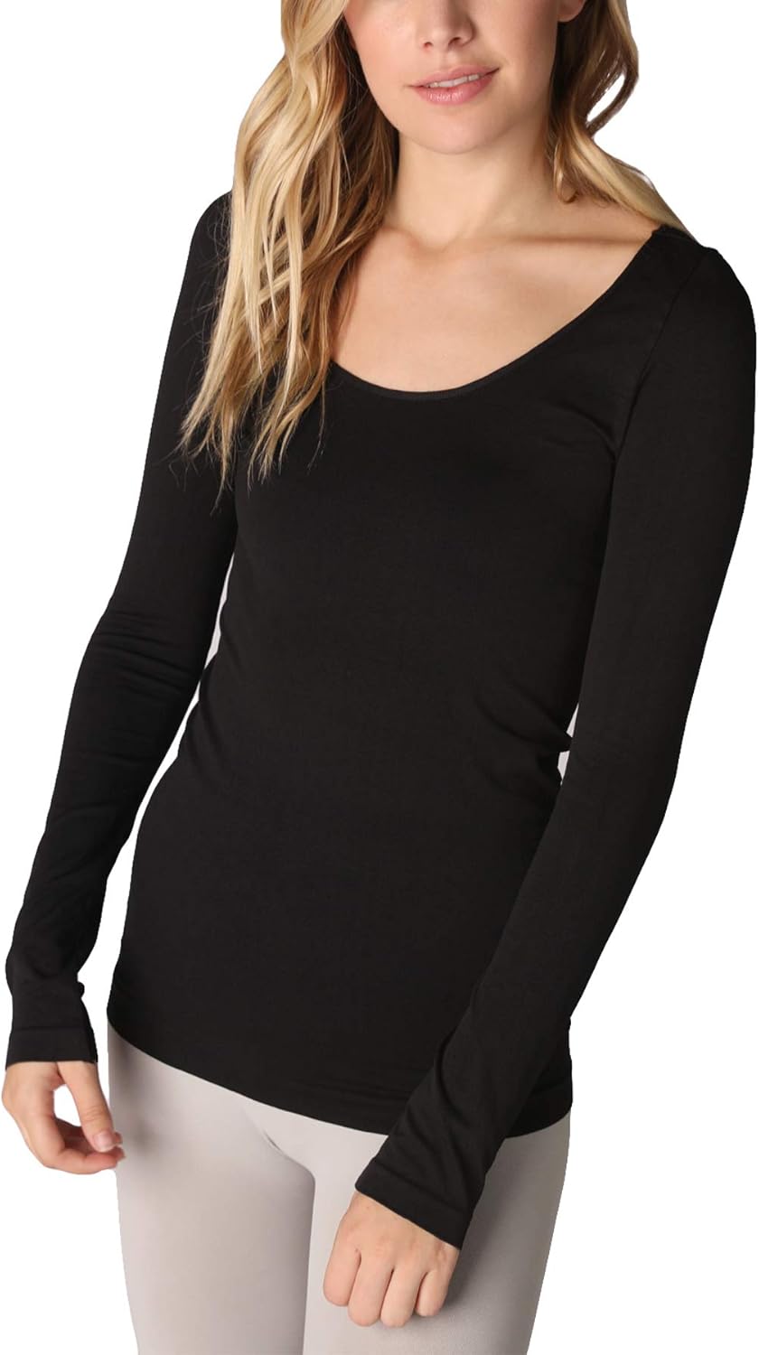 women's long sleeve spandex tops