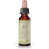 Bach Original Flower Remedies, White Chestnut (Non-Alcohol Formula) - Calm the Mind - Natural Homeopathic Flower Essence for Emotional Balance - Vegan, Gluten Free, Sugar Free - 10mL Dropper