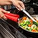 Love This Kitchen Silicone Trivet/Hot Pads for Hot Dishes - Easy to Clean Pot Holder for Kitchen - Durable, Flexible, & Multi-Purpose Mat That Helps Protect Countertops (7x7 in, Red, 1 Pair)