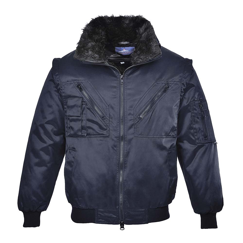 Portwest Pilot Jacket, Size: XXXL, Colour: Navy, PJ10NARXXXL