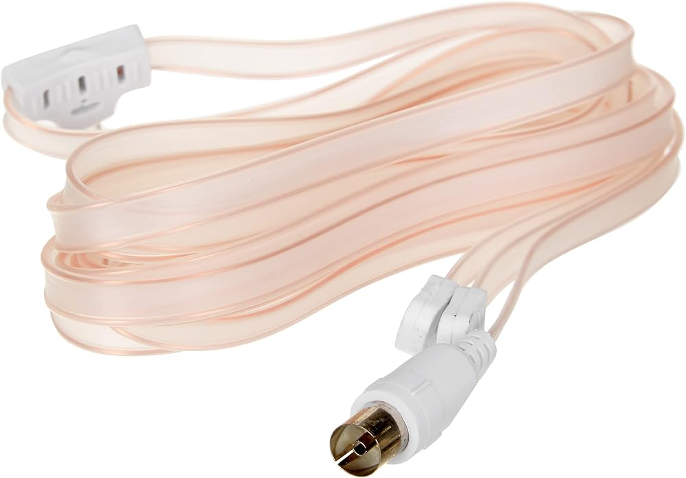 HQ FM Antenna Cable 300 Ohm Ribbon with Coaxial Plug for Broadcast Reception