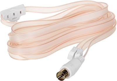 HQ FM Antenna Cable 300 Ohm Ribbon with Coaxial Plug for Broadcast Reception