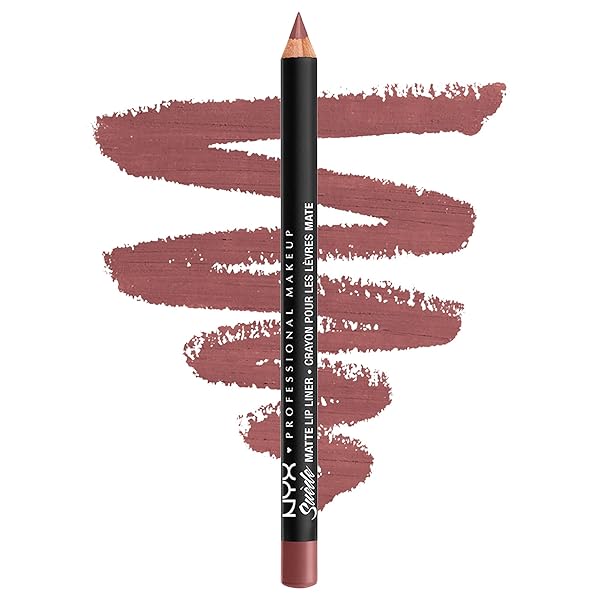 NYX NYX SUEDE MATTE LIP LINER SMLL25 WHIPPED CAVIAR/GLITZ