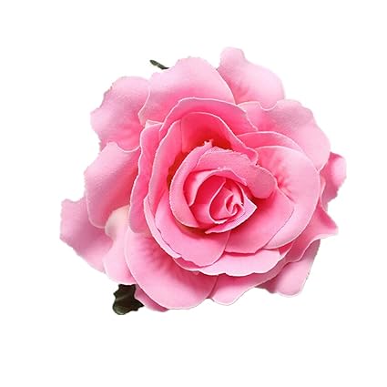 Alcyonée Pique à Cheveux Fleur Rose Broche Pour Mariage Demoiselle Dhonneur Fête Accessoires Pince à Cheveux Pink