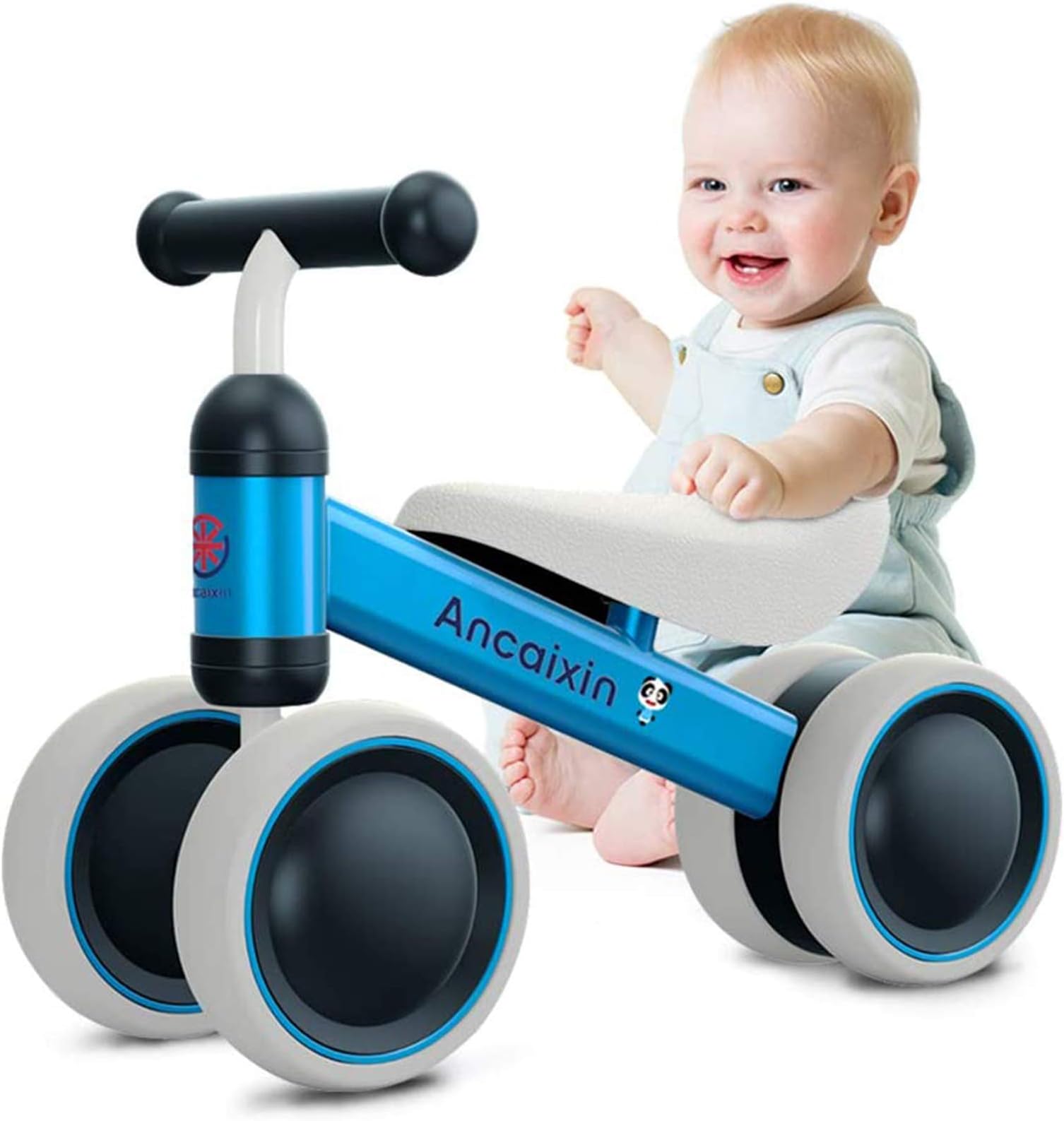 Baby Balance Bikes 10-24 Month Children Walker | Toys for 1 Year Old Boys Girls | No Pedal Infant 4 Wheels Toddler Bicycle | Best First Birthday New Year Holiday