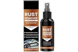 Rust Remover for Metal - Heavy Duty Rust Remover - Long-Lasting Concentrated Effective Fast-Acting 1 Fl.oz Professional Clean