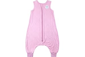 Dreamland Baby Toddler Sleep Sack with Feet, 1.0 TOG Temperature Rating - Ultra Soft Viscose Wearable, Breathable