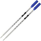 Cross Ballpoint Pen Refill, Blue, Fine Point, 2-Pack Refill Set | Refill for Consistent Ink Flow, Quick-Drying, Writes 2.1 Miles or 11,500 Ft, Smudge-Free and Smear-Resistant