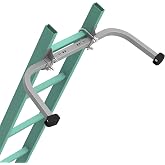 Ladder Stabilizer,Heavy Duty Aluminum Extended Ladder Accessory for Roof Gutter Guard Cleaning Tools,Ladder Stand-Off Wing Span/Wall Ladder Hooks with Non-Slip Rubber Bottom pad.(Patent)