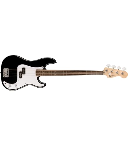 Squier Affinity Series Precision Bass, Preto, Maple Fingerboard