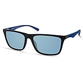 Timberland Men's TBA9264 Polarized Rectangular Sunglasses