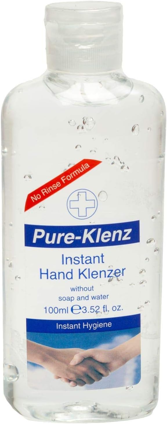Pure-Klenz Instant Hand Sanitiser Gel 100ml x 5