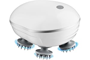 OLsky Electric Scalp Massager, Head Massager Scalp with 4 Removable Massage Claws, Rechargeable Waterproof Handheld Head Massage Scalp for Full-Body Massage, Deep Clean and Stress Relax