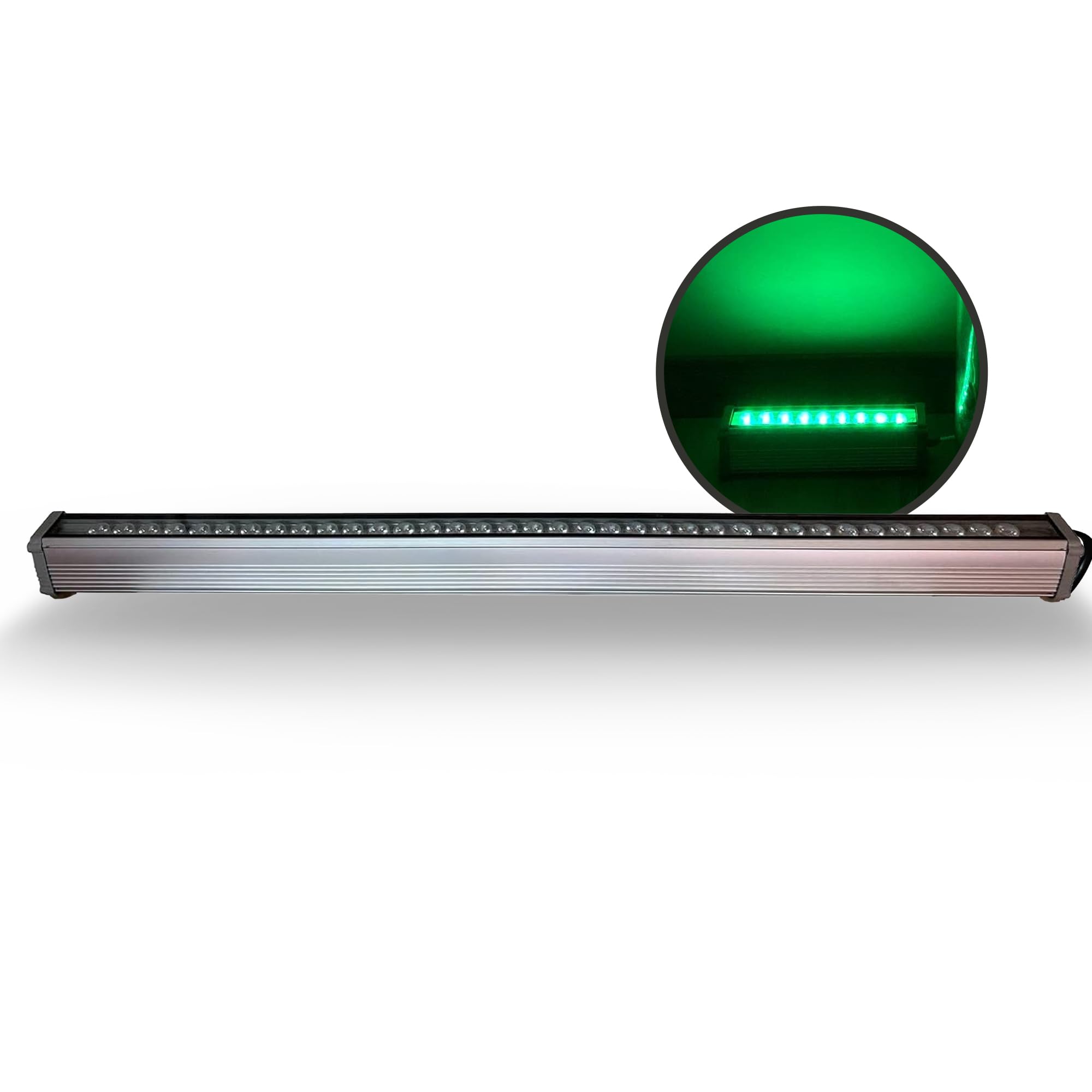 LedRica Indoor and Outdoor Lights, Modern Garden and Wall Lights, Weather-Resistant Indoor and Outdoor Wall Lights, Wall Washers with IP65 Waterproof Driver, Includes Hardware, Green, 36 Watts