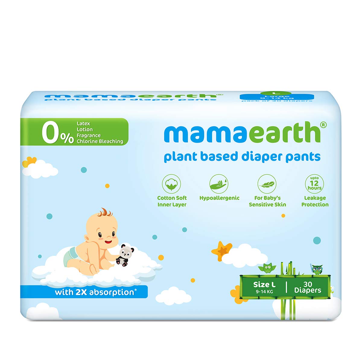 Buy Mamaearth Plant-Based Diaper Pants 