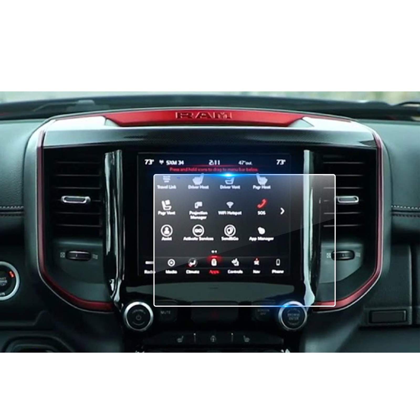 LFOTPP Dodge Challenger Charger Durango Dart Journey Uconnect 8.4inch