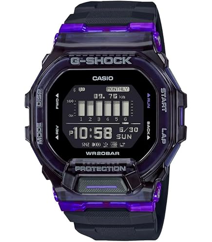 Relógio CASIO G-SHOCK masculino digital preto GBX-100NS-1DR