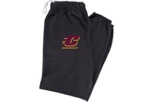 LOGOVISION Mens Jogger Sweatpants Collegiate Primary Logo Black Collection