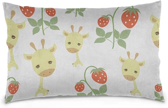 Amazon Com Xuyonh King Pillow Covers Giraffe Beautiful Animal 100