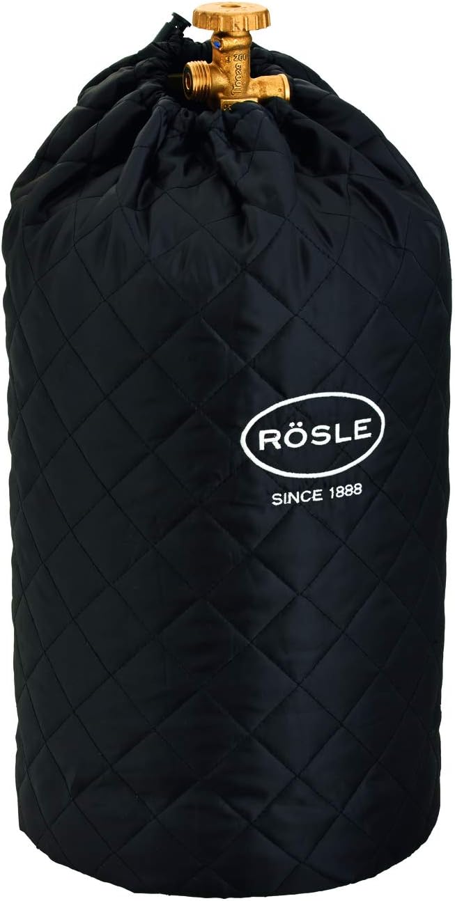 RÖSLE Protective cover for gas cylinders 11 kg, protective cover, 100% polyester, with Velcro closure and drawstring