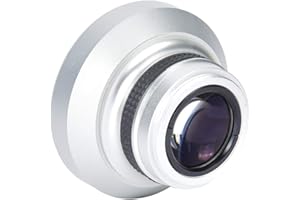 Yctze Strong Applicability Silver 37mm Super Fisheye Additional Lens 0.25X for 37mm Caliber Digital Camera Lenses, Ideal for 