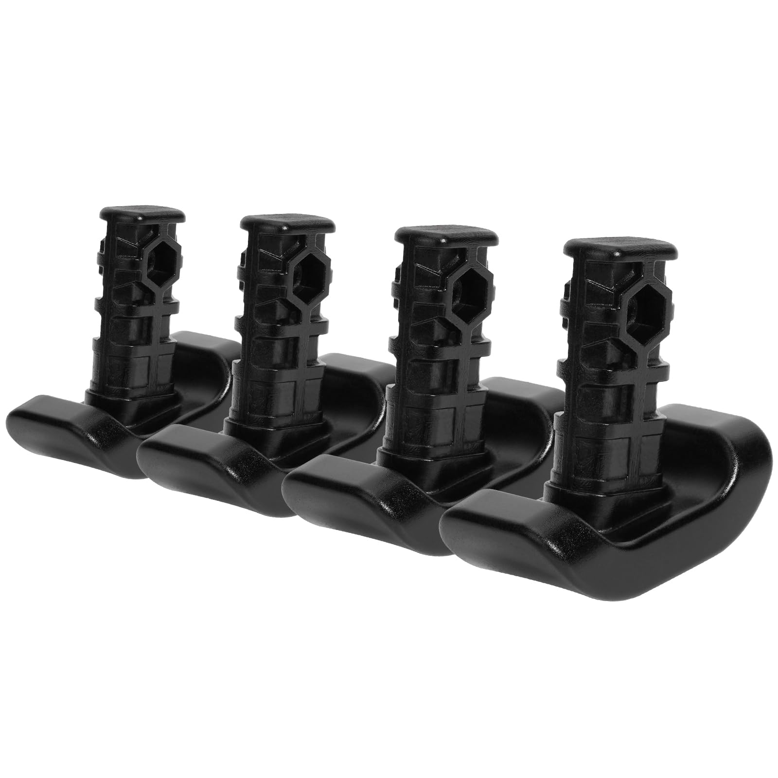 Photo 1 of 4 Pcs Replacement Ski Glides Black Walker Ski Glide Compatible with Stander EZ Fold-N-Go Walker, Able Life Space Saver Walker and Signature Life Elite Travel Walker