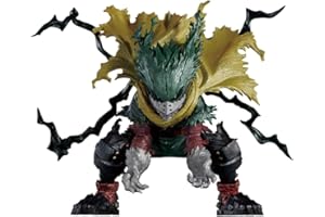 MABAIUDE Izuku Midoriya Figure Statue MHA Figure 11cm Fighting Pose MHA Midoriya Izuku Figurine Handmade Collectible Desktop Decoration