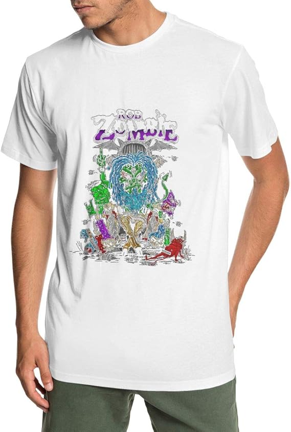Amazon Co Jp Rob Zombie ロブ ゾンビ Tシャツメンズ 肌着 綿 半袖 クルーネック 吸汗速乾 Tシャツ 着 軽い 柔らかい インナーシャツ スポーツ シャツ メンズ プレゼント 服 ファッション小物