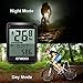 Enkeeo Bike Computer Wireless Speed and Cadence Bicycle Speedometer 2.4GHz Transmission with Large LCD Display, Distance/Time/Calories/Temperature Tracking Multi-Function