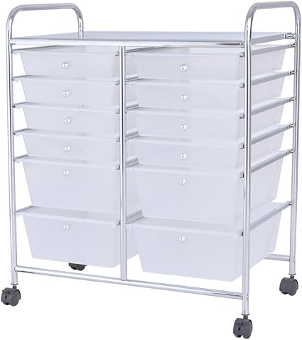 Amazon Com New 12 Storage Drawer Rolling Cart Studio Organizer