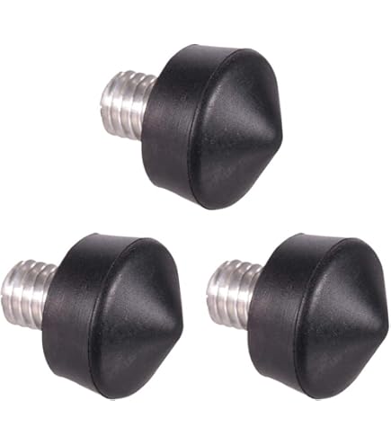 Leofoto LF-13 Lot De 3 Pieds Universels En Caoutchouc Et Acier Inoxydable Pour Trépied LS-255C LS-224C LS-225C LS-255CEX LX-255CT LX-224CT LX-225CT LX -225CT