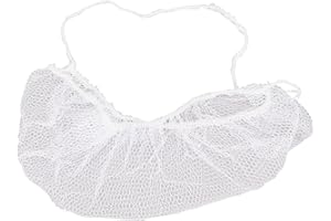 QANYEGN 100pcs Elastic Nylon Beard Net Protector, Disposable Beard Covers, Breathable Beard Covers Protector for Restaurant, 