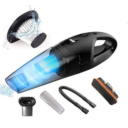 Cordless Handheld Vacuum Hand Vacuum Cordless Rechargeable Pet Hair Vacuum Powerful Cyclonic Suction Vac For Homepet Haircar Cleaning Black #vacuum #for #stairs #and #edges Cordless Handheld Vacuum Hand Vacuum Cordless Rechargeable Pet Hair Vacuum Powerful Cyclonic Suction Vac For Homepet Haircar Cleaning Black