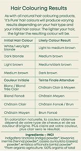 Its Pure Organic Herbal Hair Dye Dark Brown 110g Brand New view 6