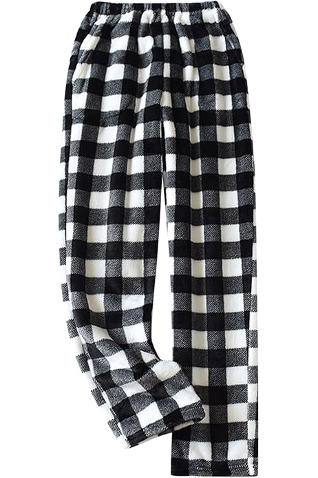 Fluffy Pajama Bottoms Cute Pj Pants Fuzzy Flannel Pajama Pants