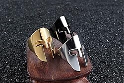 IFUAQZ Men's Stainless Steel Spartan Knight Helmet