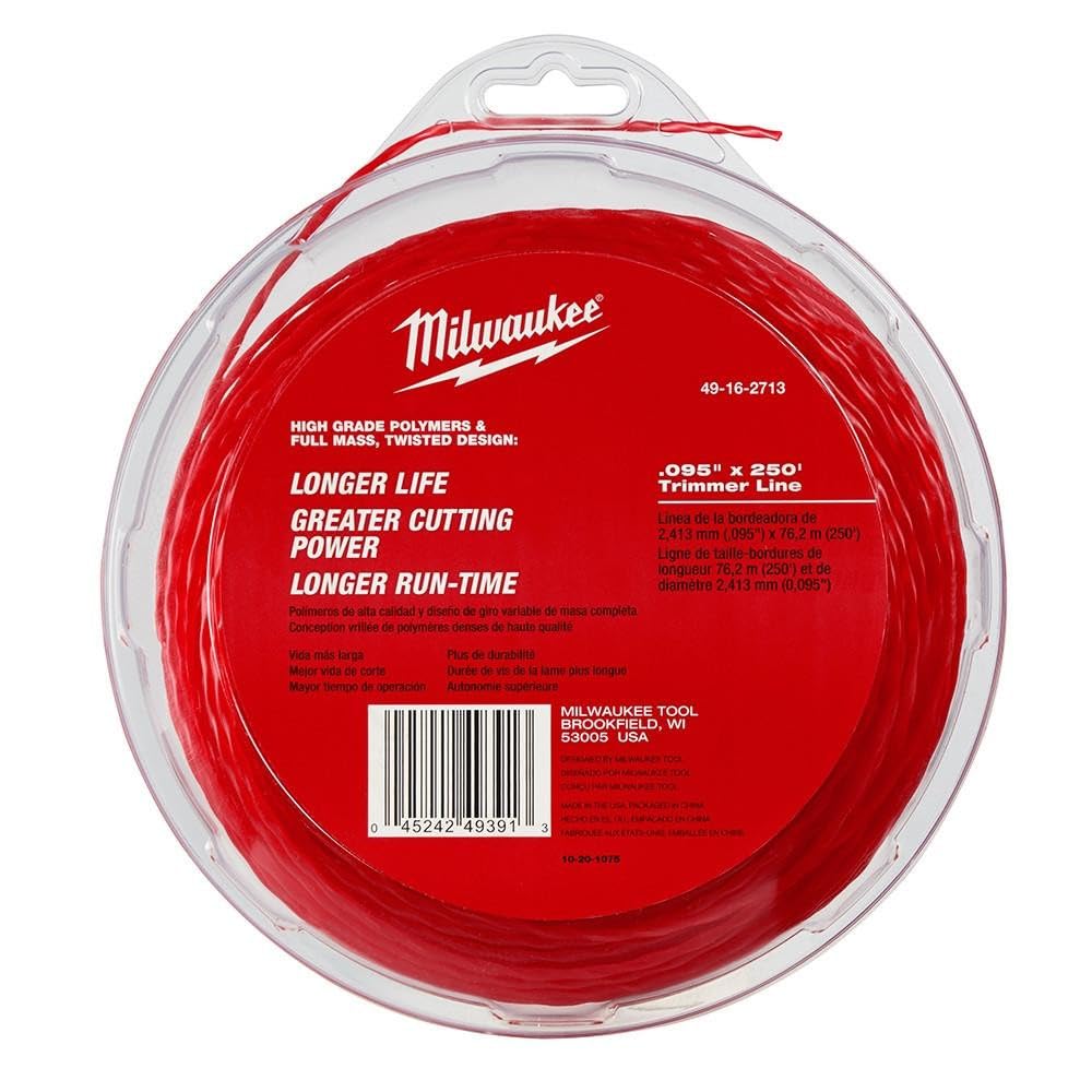 Milwaukee Electric Tools 49-16-2713 Trimmer Line, .095" x 250'